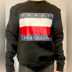 Tommy Hilfiger Crewneck Black Sweatshirt